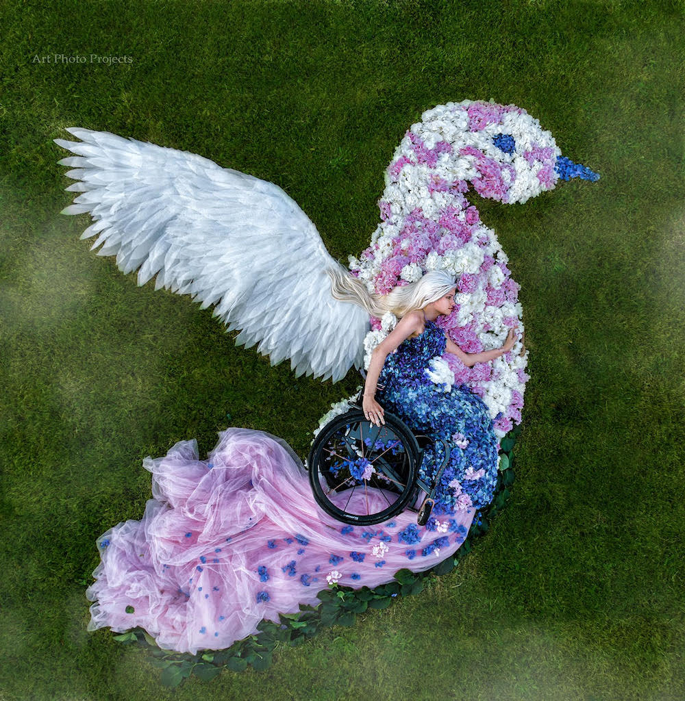 Fairytale Drone Photoshoots Feature Some of Our Favorite Flowers Art Photo Projects